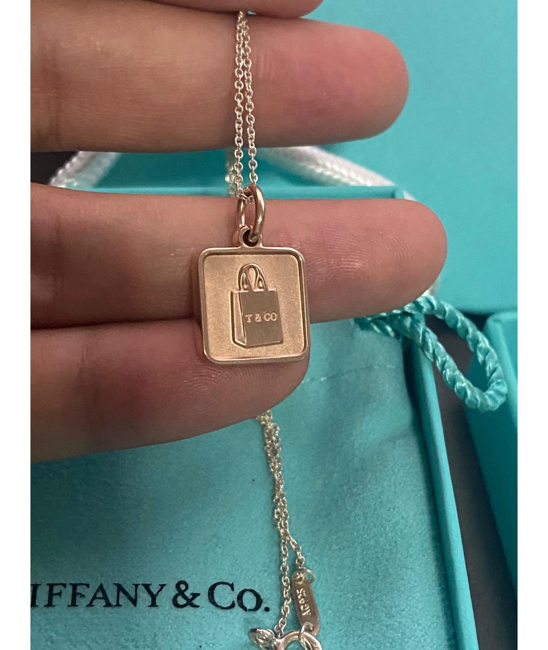 TIFFANY&CO Розовый кулон из розового золота, фото 7