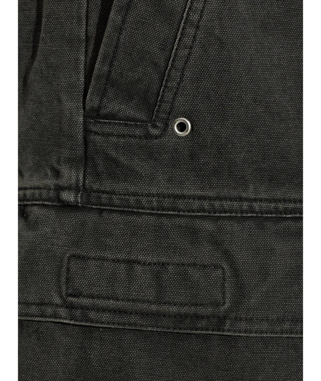 RICK OWENS DRKSHDW Серые хлопковые брюки широкие, фото 5