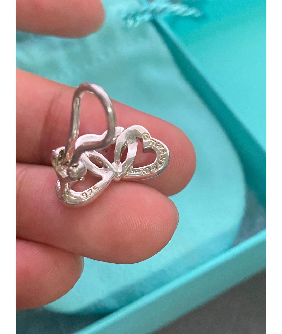 TIFFANY&CO Серебряные серебряные серьги, фото 6