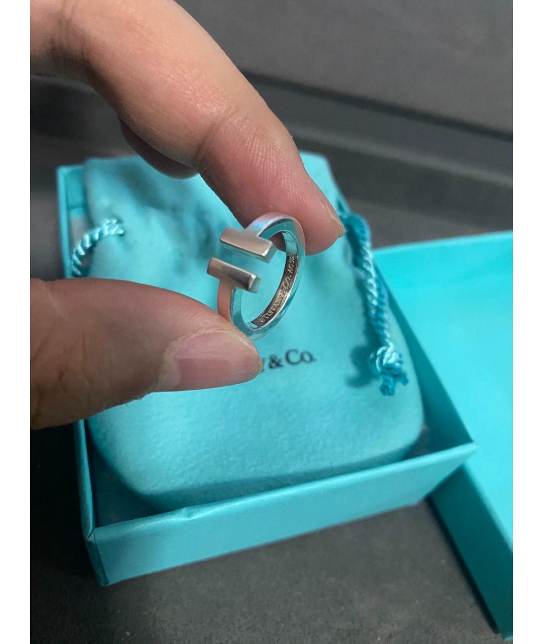 TIFFANY&CO Серебряное серебряное кольцо, фото 4
