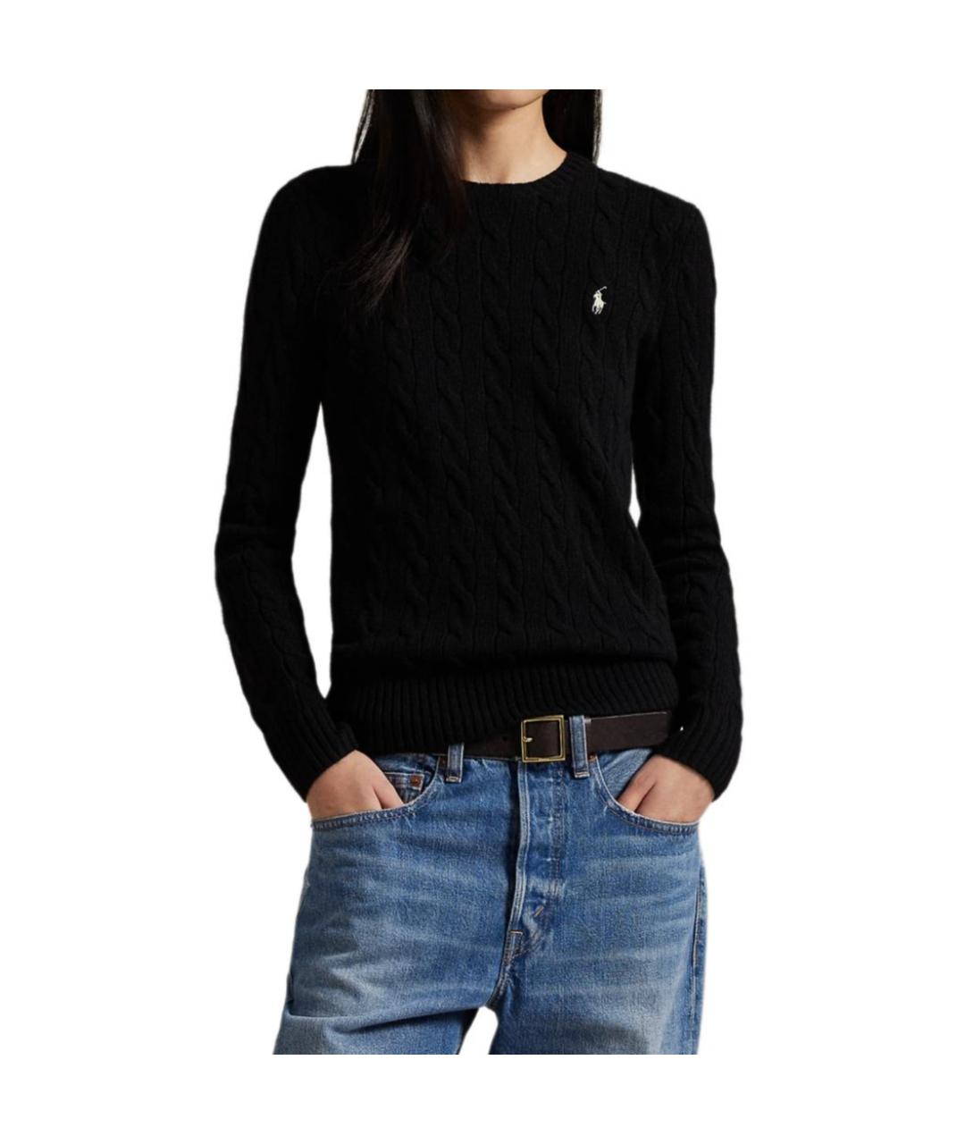 POLO RALPH LAUREN Черный джемпер / свитер, фото 3