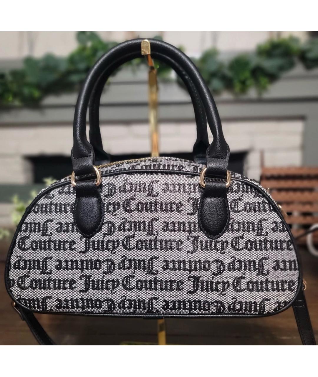 JUICY COUTURE Черная сумка с короткими ручками, фото 3