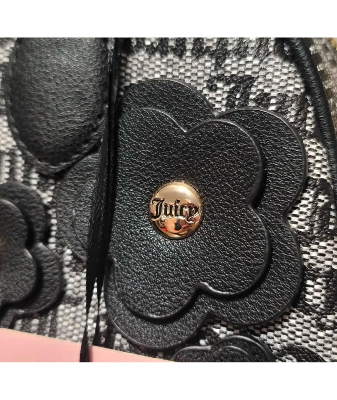 JUICY COUTURE Черная сумка с короткими ручками, фото 2