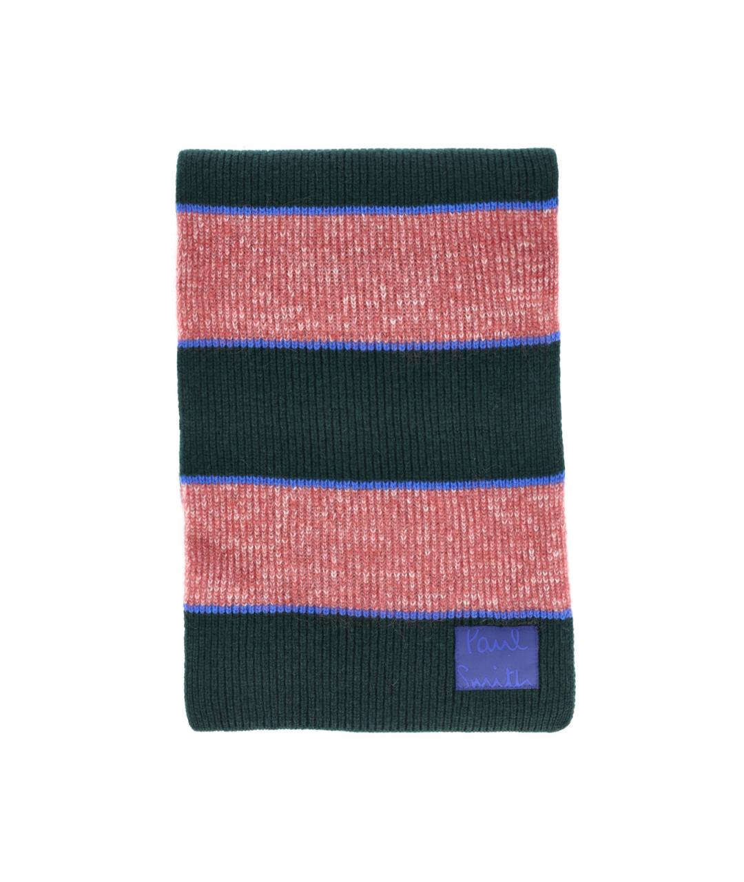 PAUL SMITH Мульти шерстяной шарф, фото 2