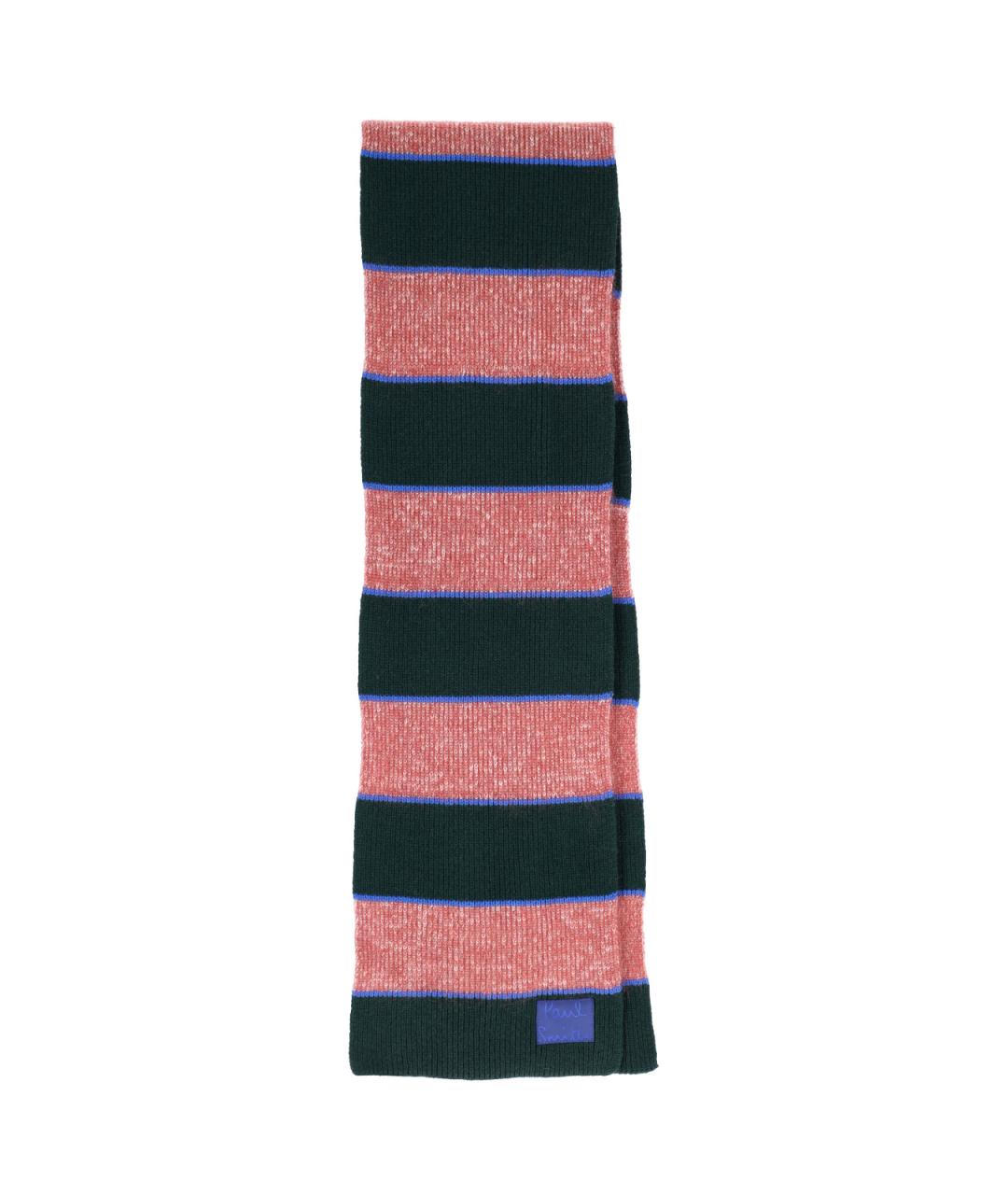 PAUL SMITH Мульти шерстяной шарф, фото 1