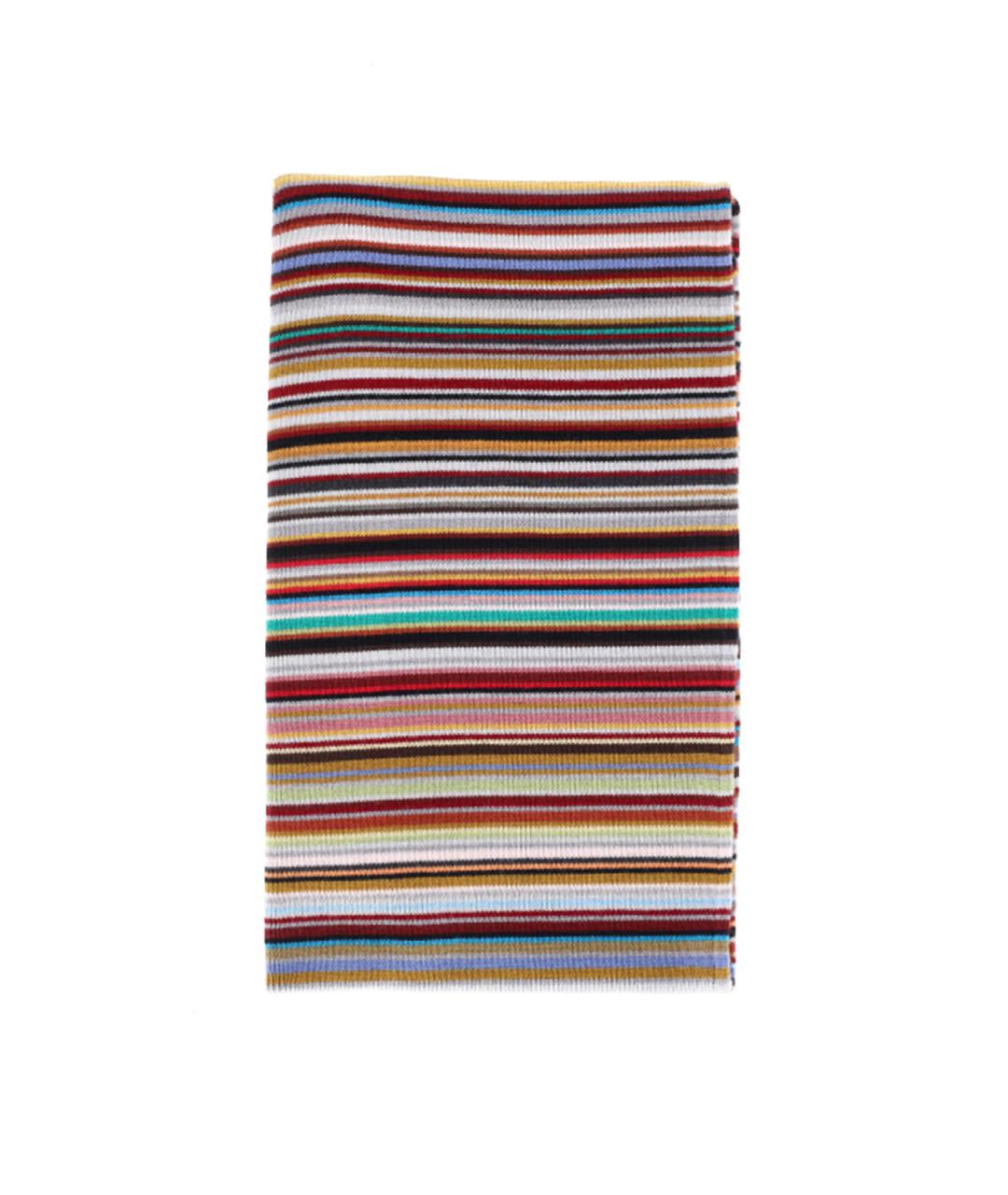 PAUL SMITH Мульти шерстяной шарф, фото 2