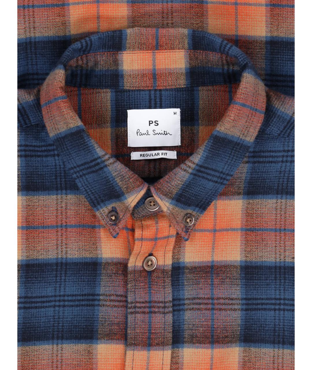PAUL SMITH Мульти хлопковая кэжуал рубашка, фото 3