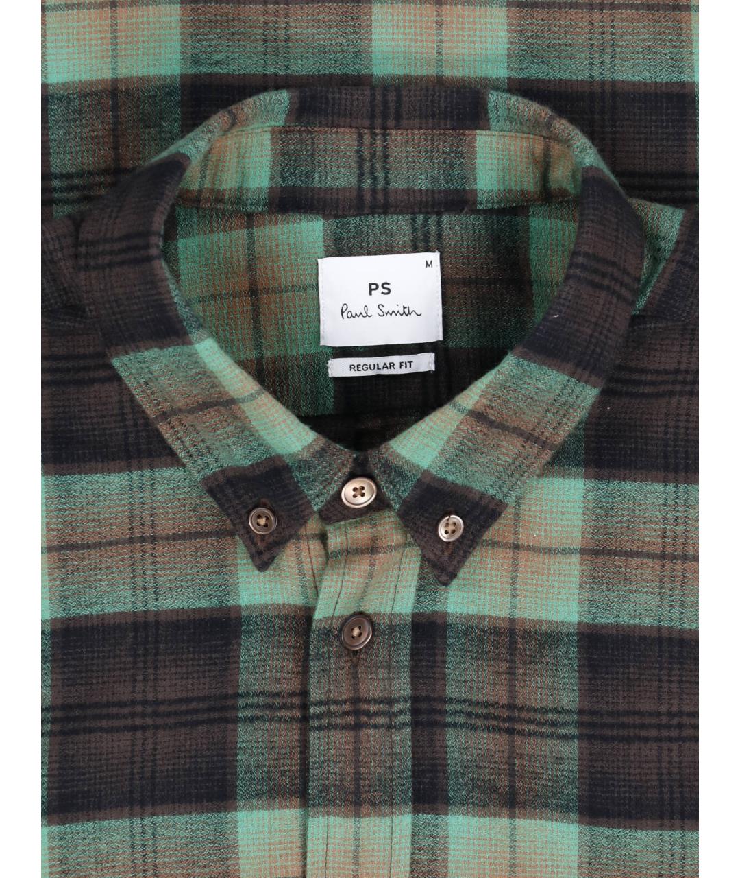 PAUL SMITH Мульти хлопковая кэжуал рубашка, фото 3