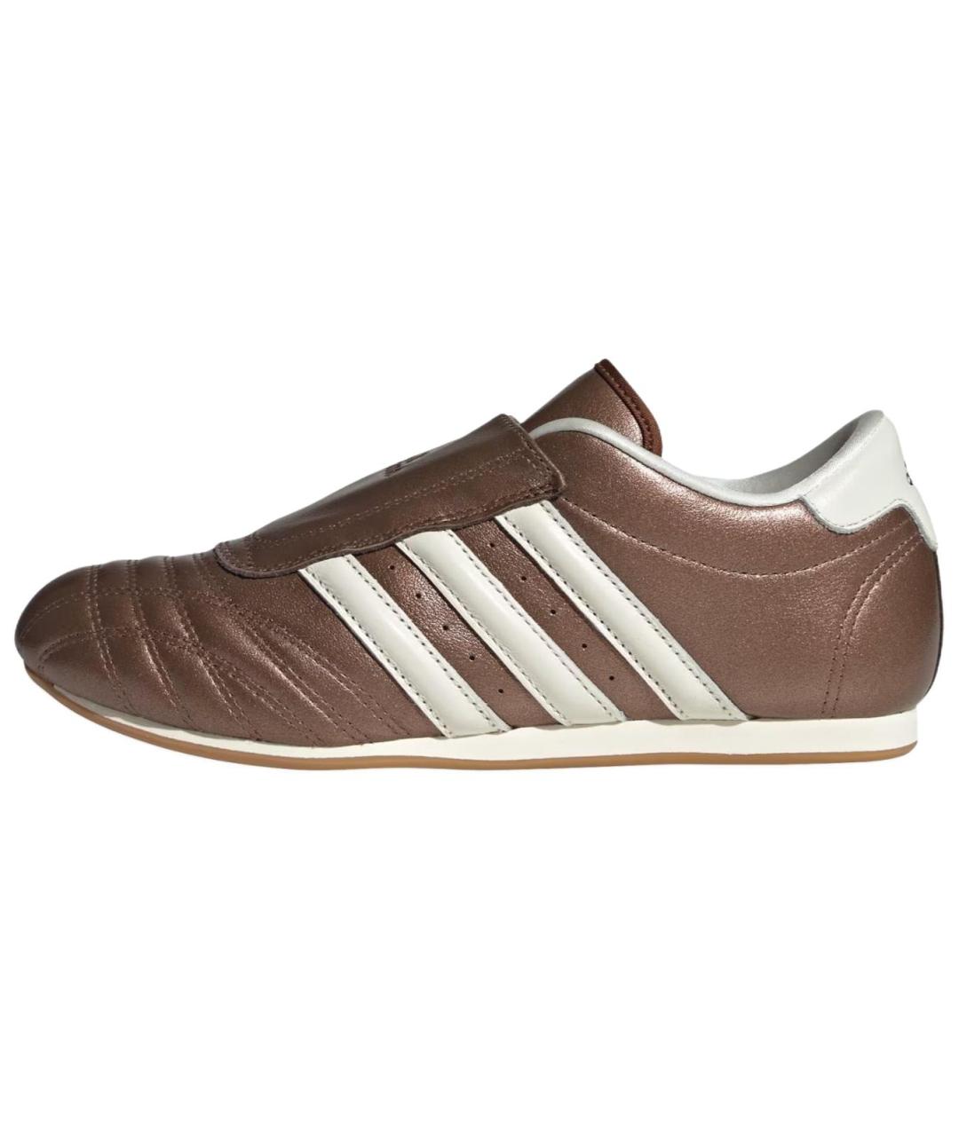 ADIDAS Коричневые кожаные кроссовки, фото 5