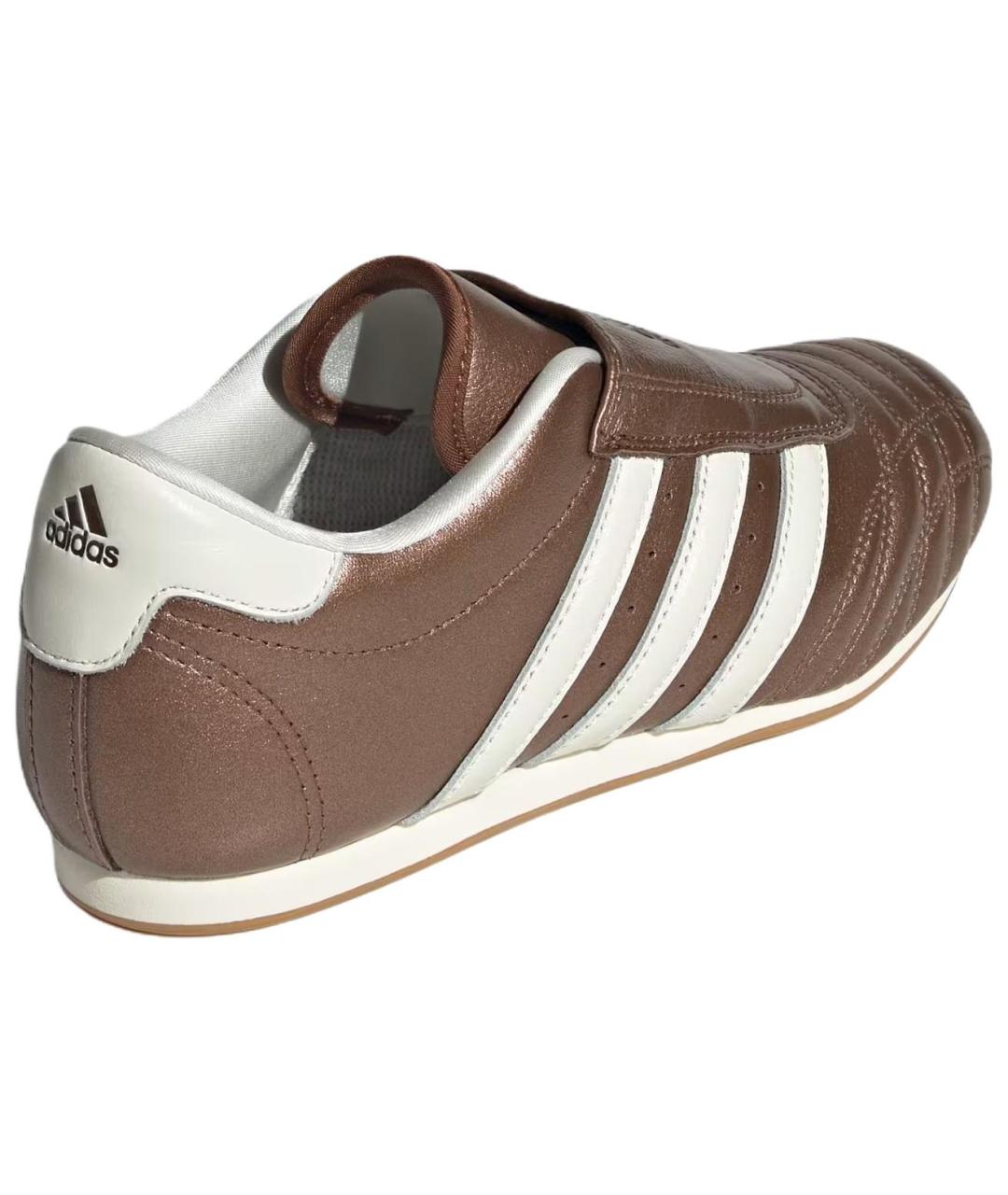 ADIDAS Коричневые кожаные кроссовки, фото 4