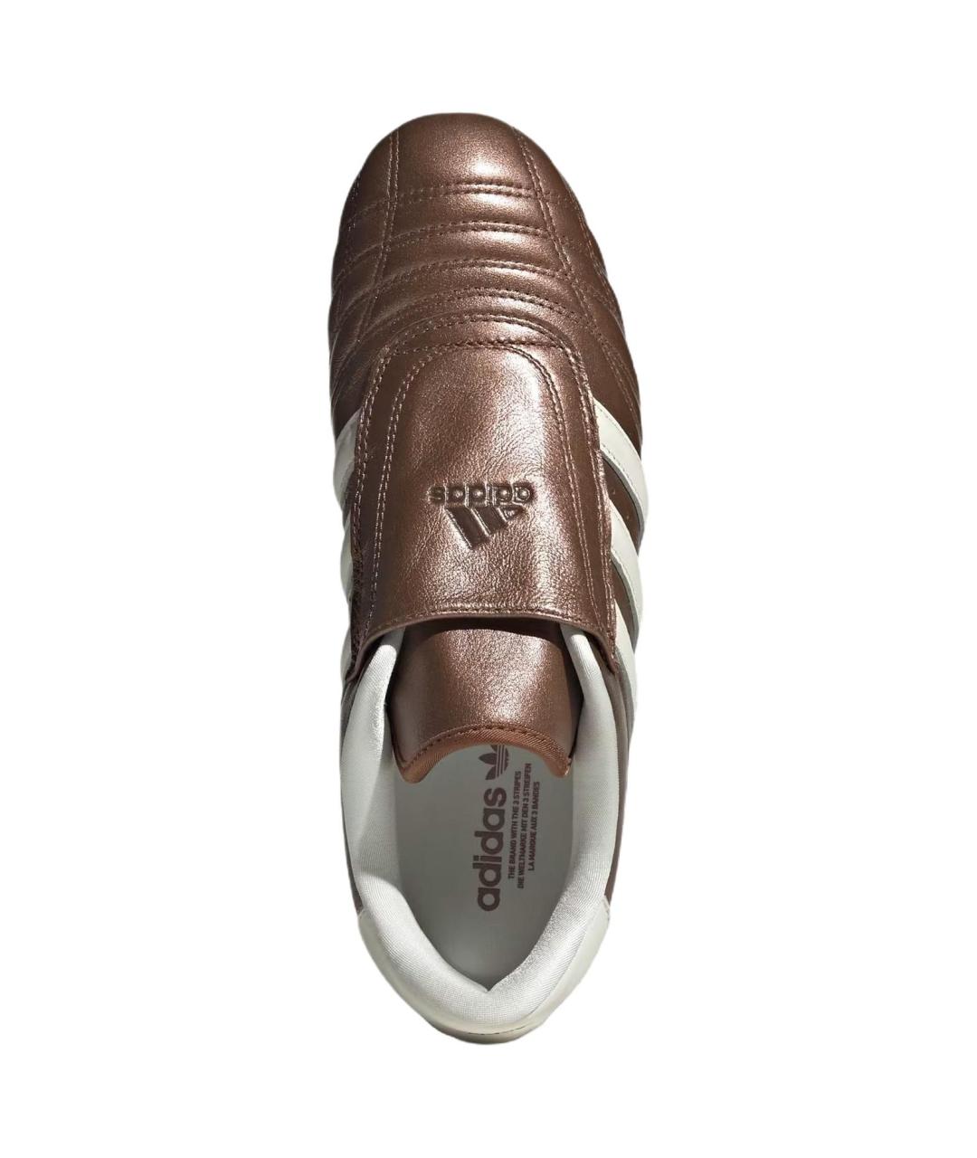 ADIDAS Коричневые кожаные кроссовки, фото 6