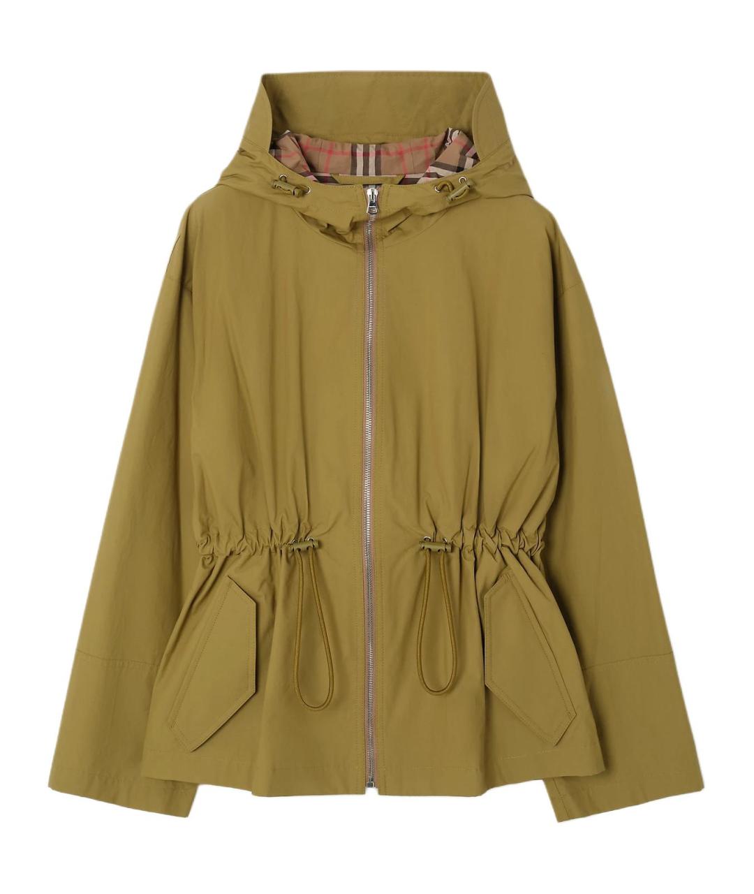 BURBERRY Зеленая куртка, фото 1