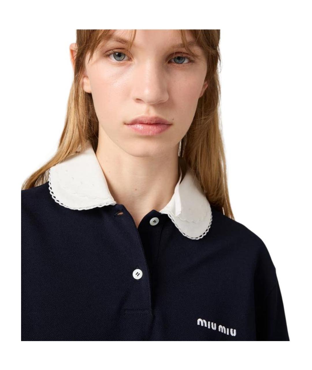 MIU MIU Синяя рубашка, фото 5