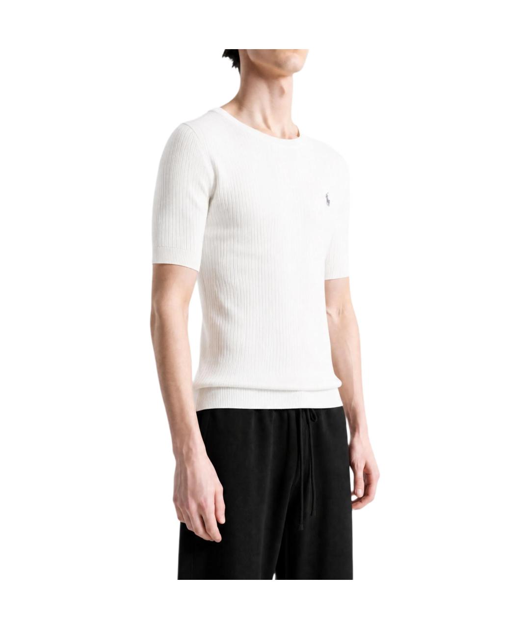 POLO RALPH LAUREN Белый джемпер / свитер, фото 4