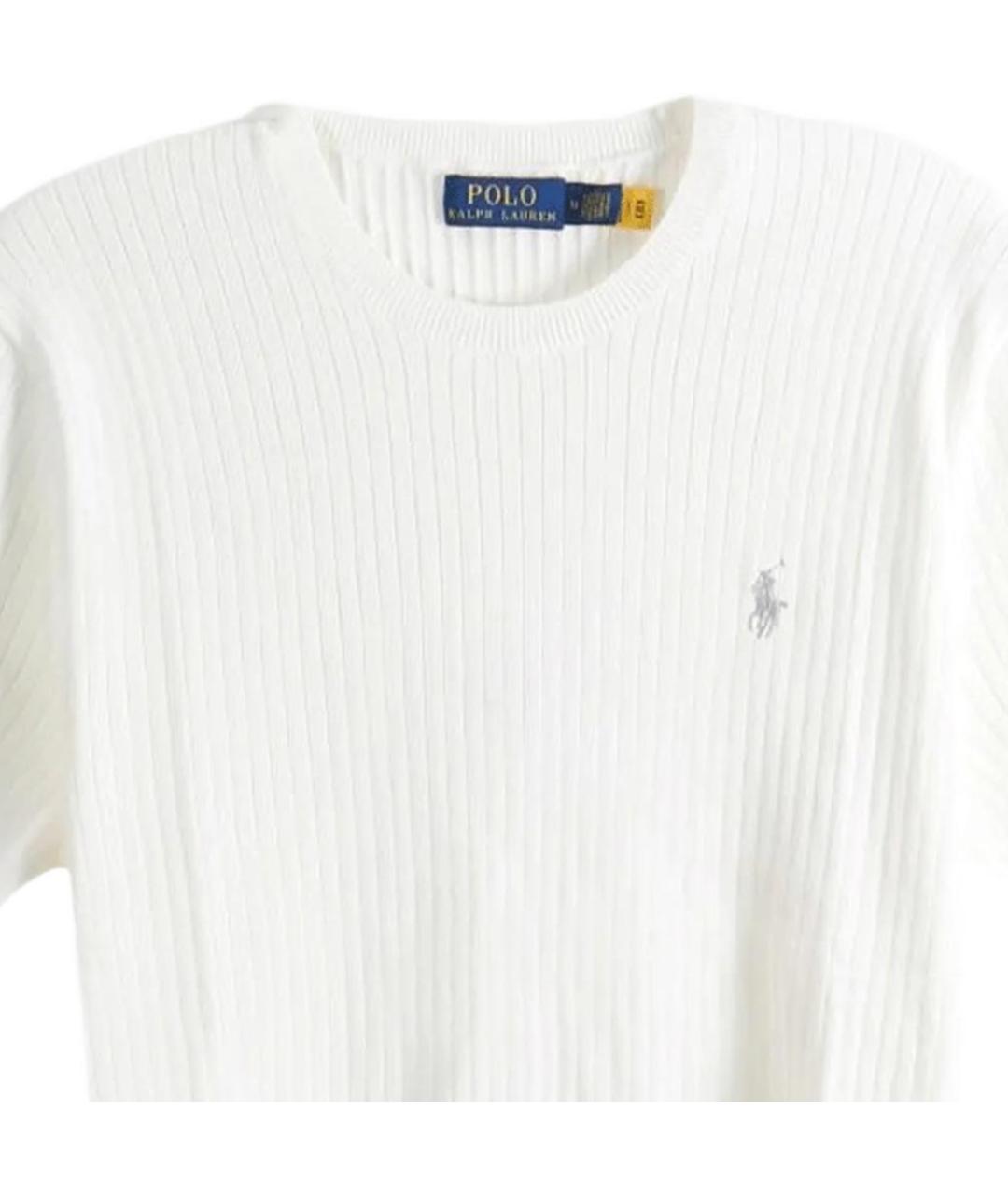POLO RALPH LAUREN Белый джемпер / свитер, фото 5