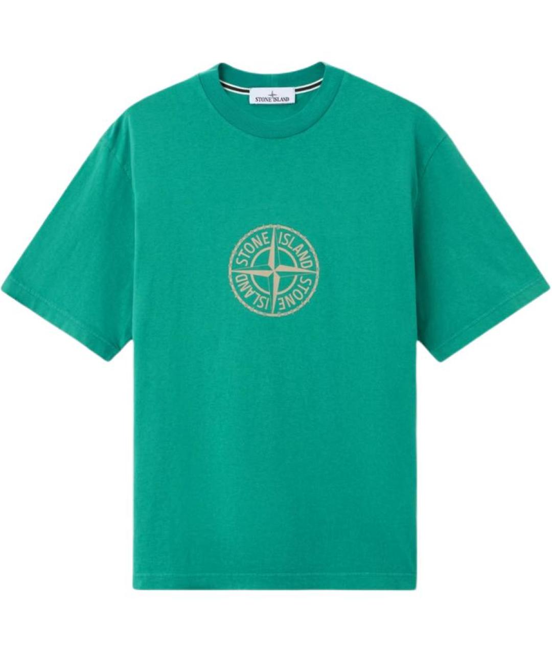 STONE ISLAND Зеленая футболка, фото 1