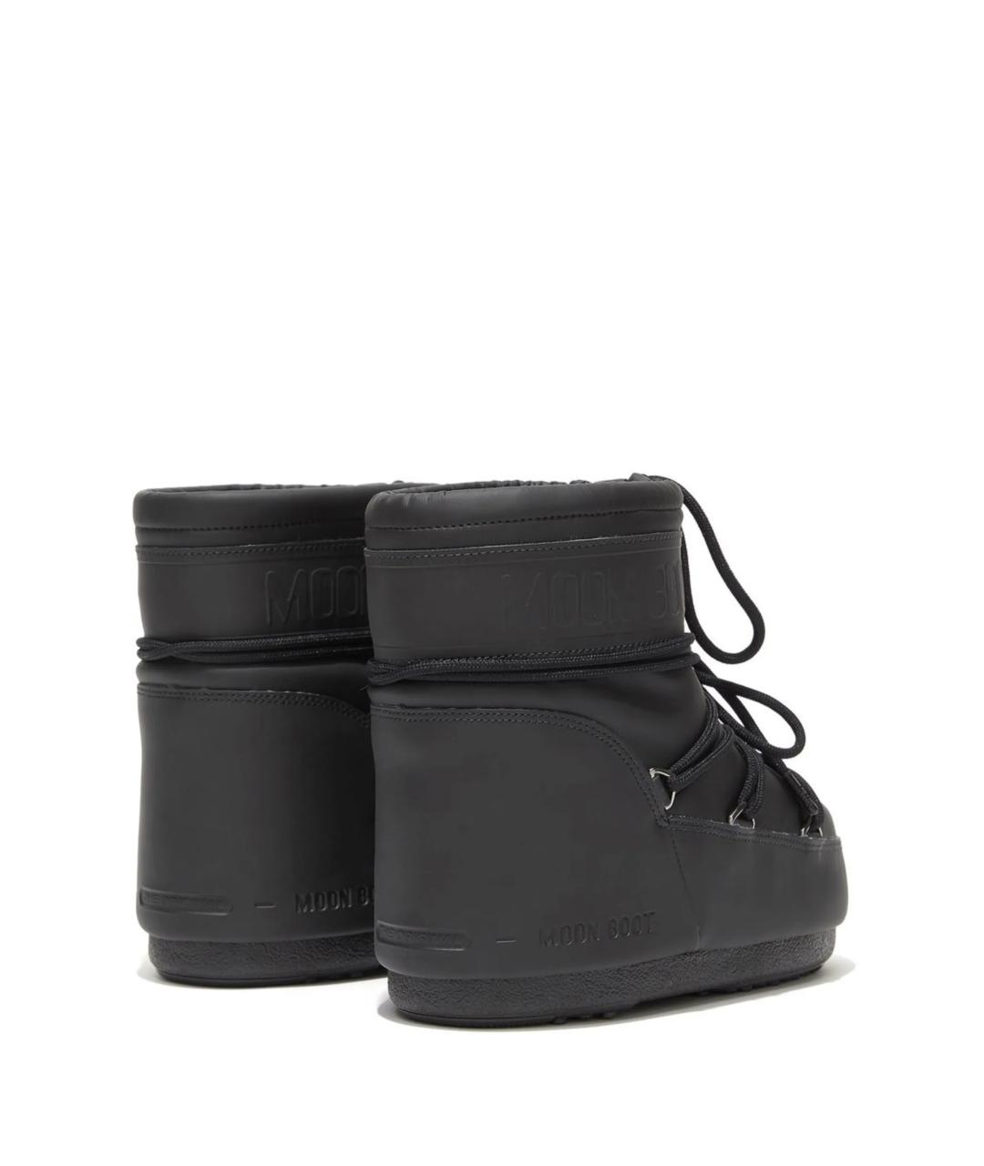 MOON BOOT Черные синтетические сапоги, фото 3