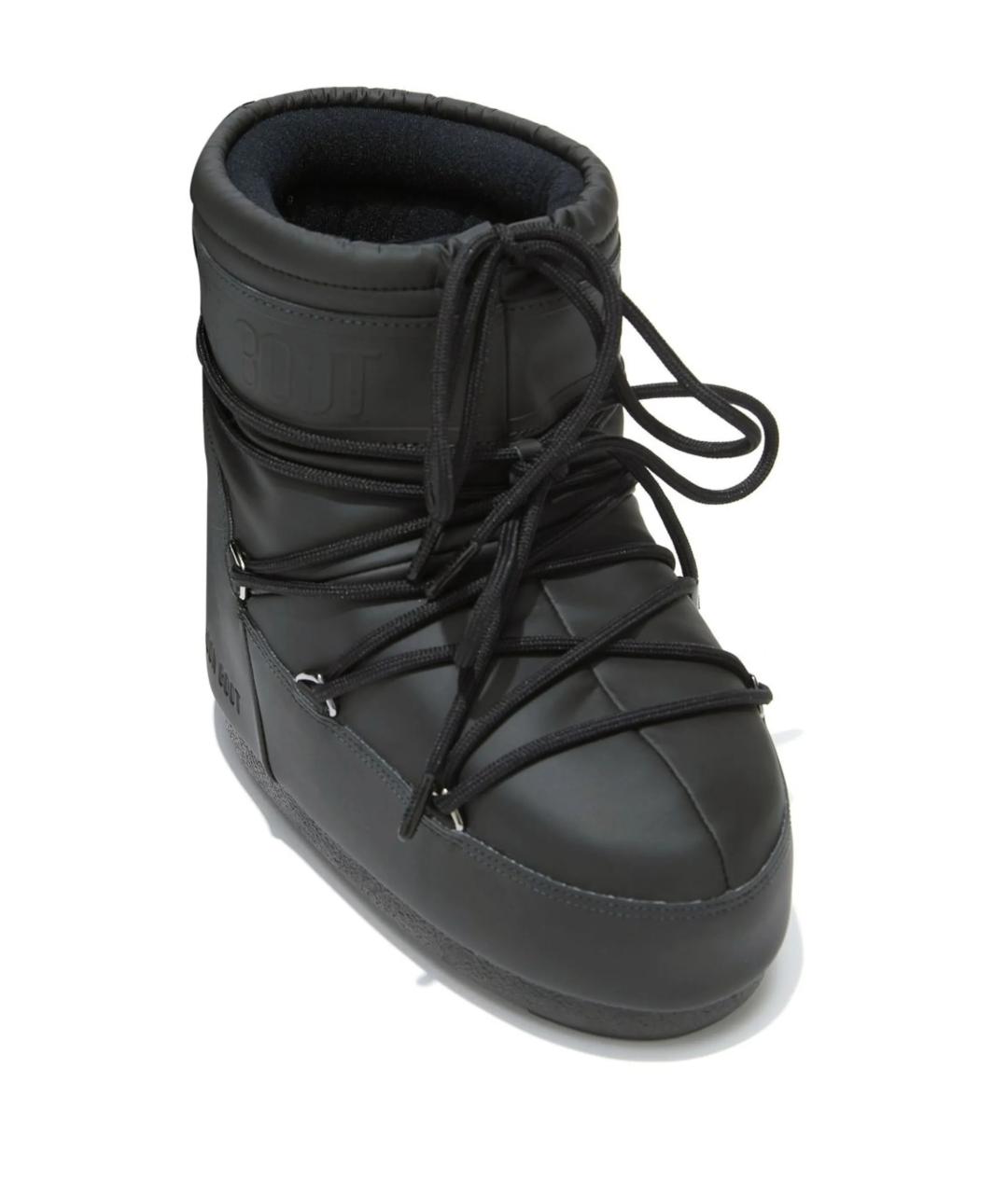 MOON BOOT Черные синтетические сапоги, фото 2