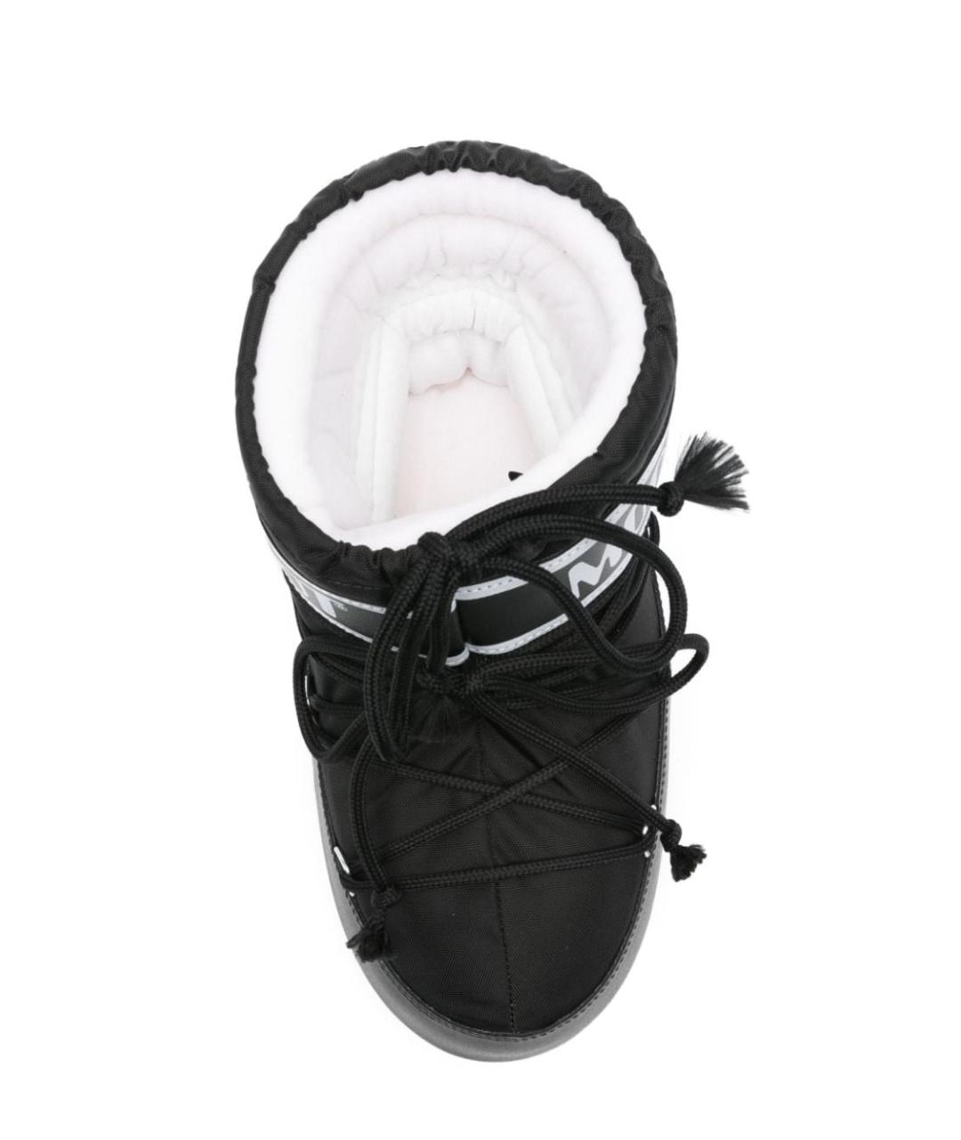 MOON BOOT Черные синтетические сапоги, фото 4