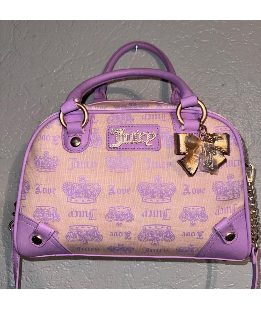 JUICY COUTURE Фиолетовая сумка через плечо, фото 2