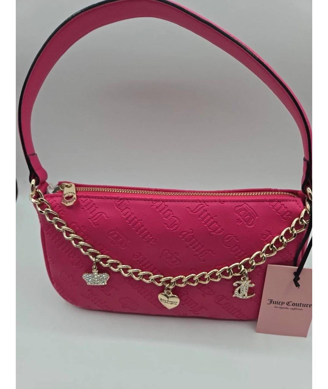 JUICY COUTURE Розовая сумка с короткими ручками, фото 2