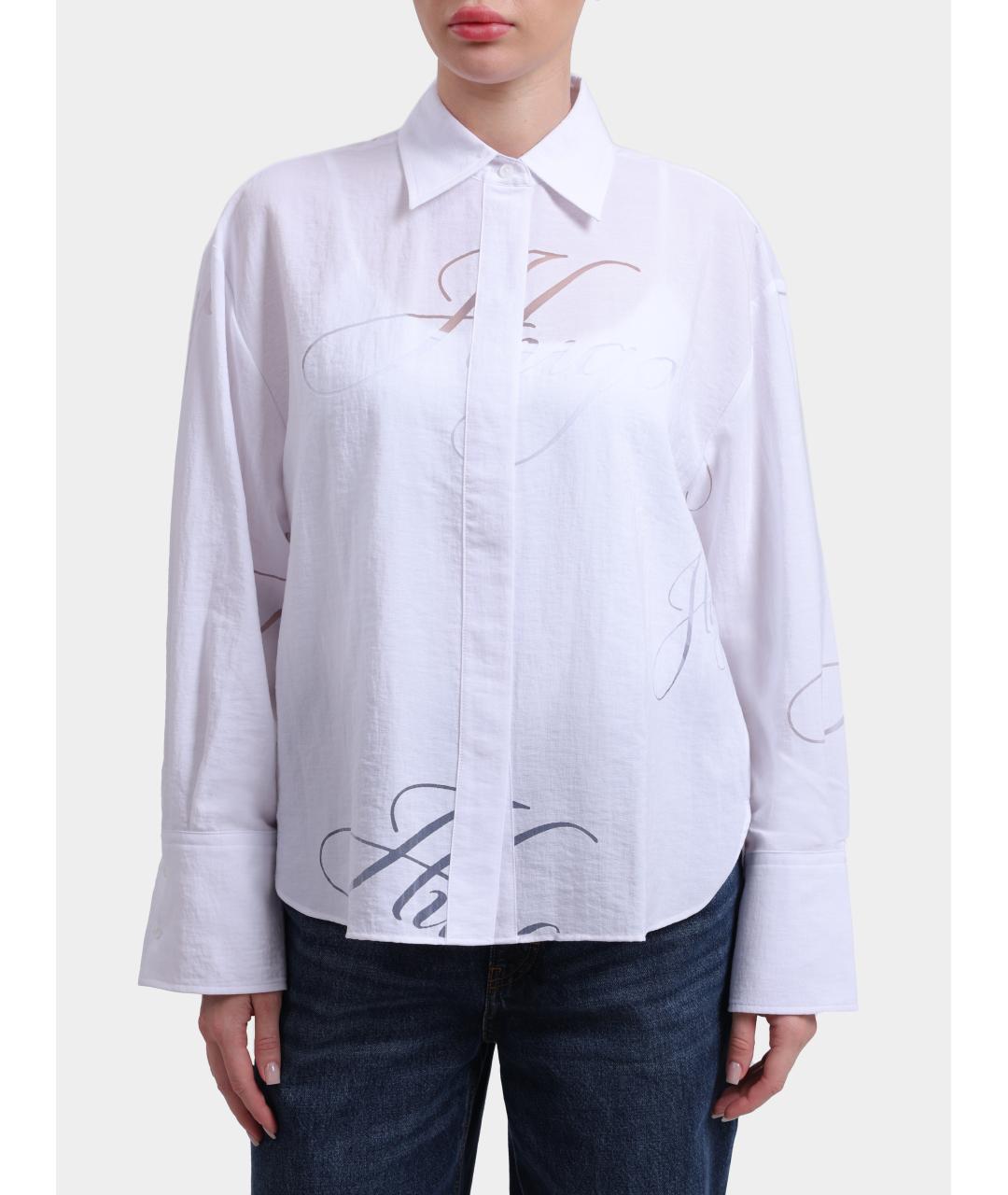 HUGO BOSS Белая рубашка, фото 6