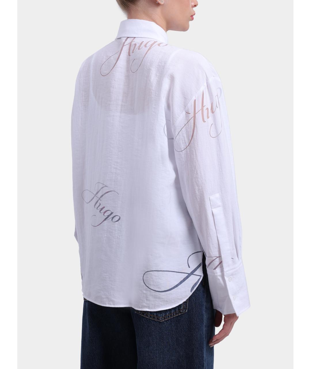 HUGO BOSS Белая рубашка, фото 5