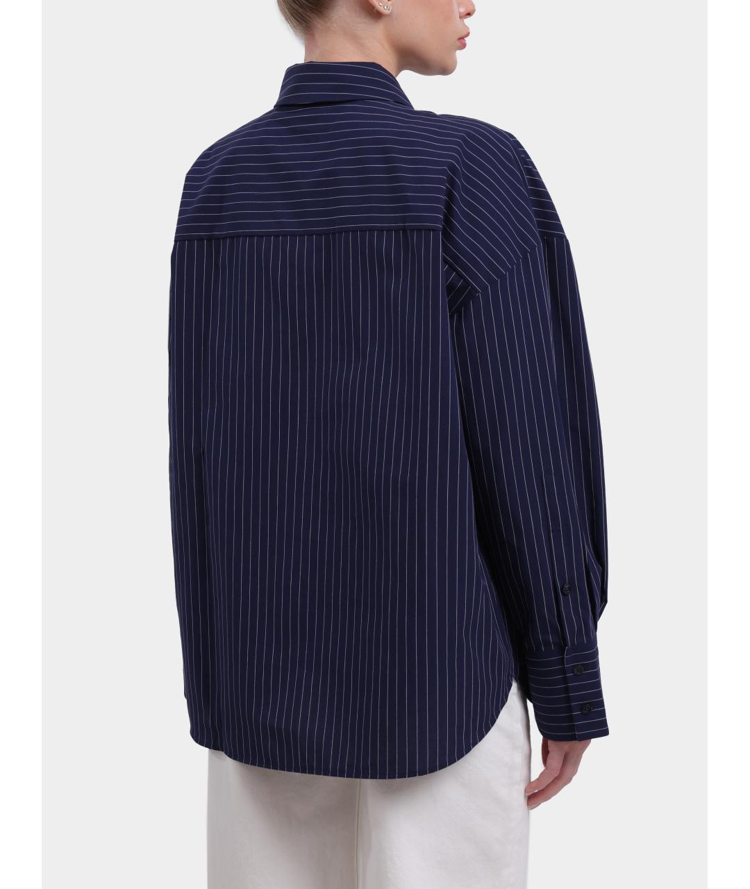 HUGO BOSS Темно-синяя рубашка, фото 5