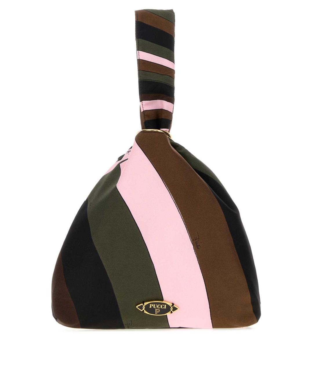 EMILIO PUCCI Мульти тканевая сумка с короткими ручками, фото 3
