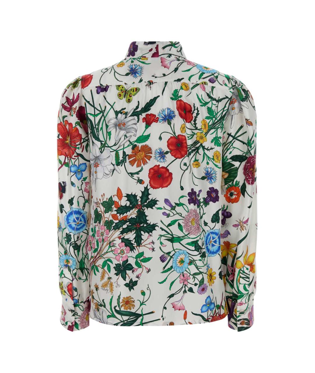 GUCCI Мульти шелковая рубашка, фото 2
