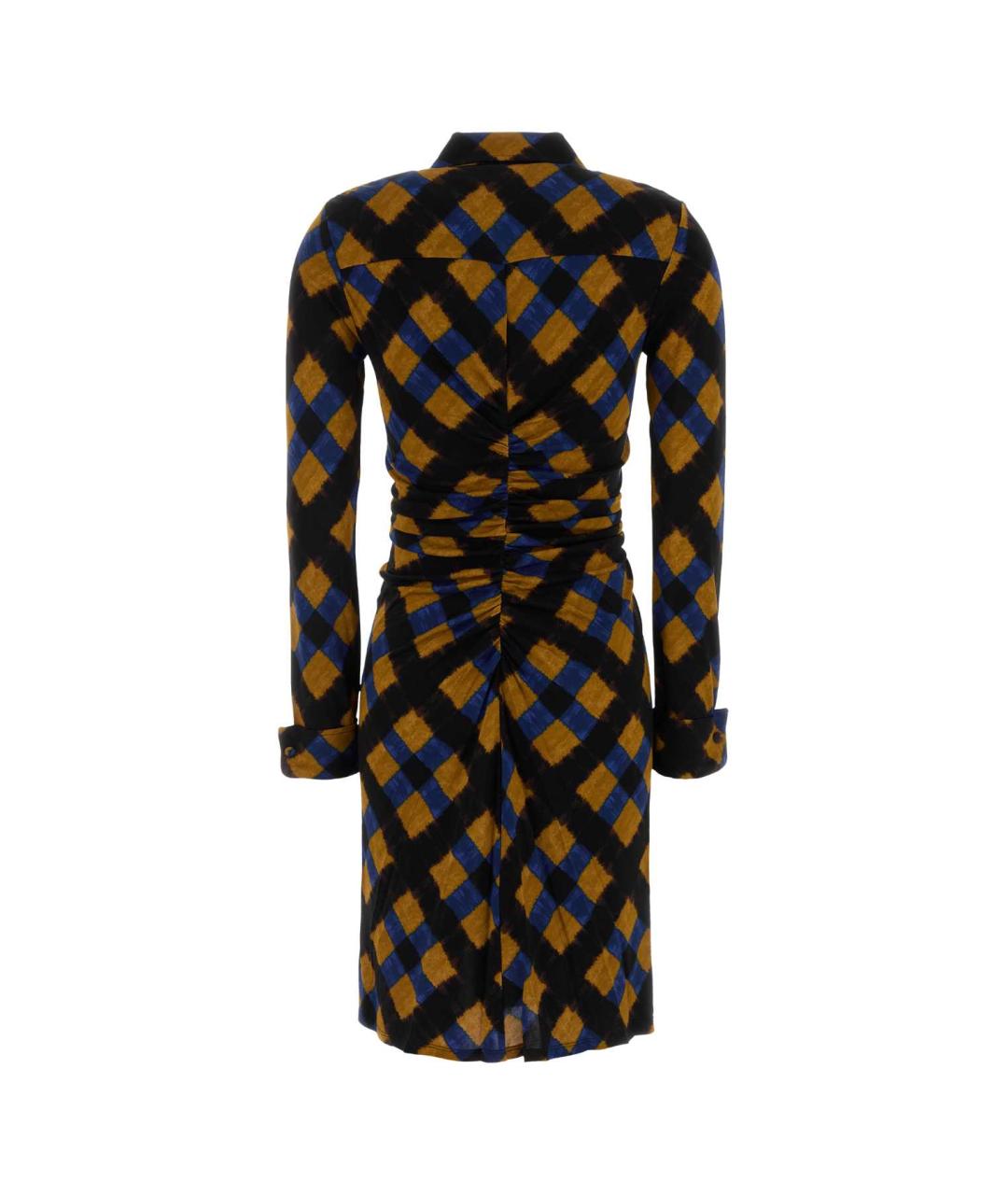 DIANE VON FURSTENBERG Мульти вискозное повседневное платье, фото 2