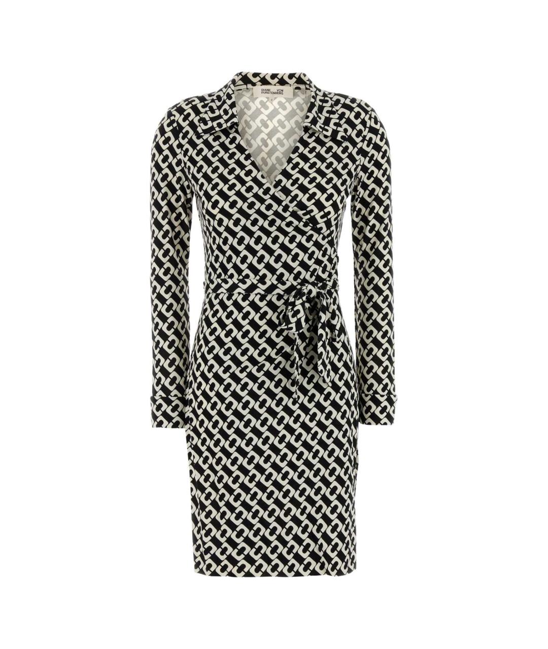 DIANE VON FURSTENBERG Мульти шелковое повседневное платье, фото 1