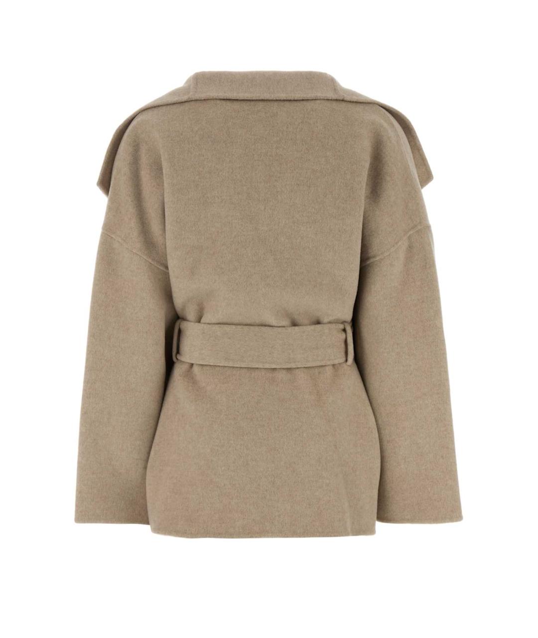 ISABEL MARANT Бежевое шерстяное пальто, фото 2