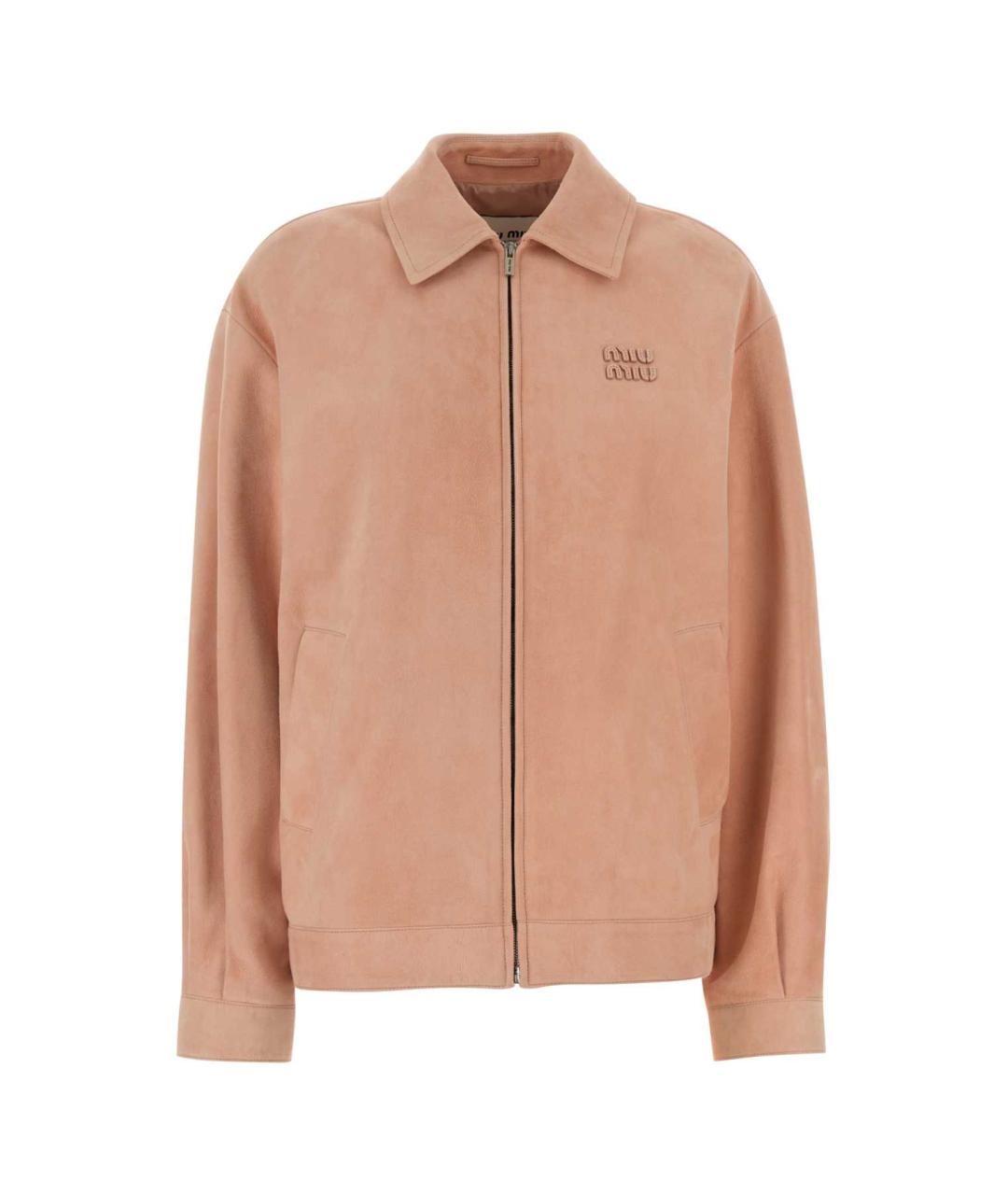 MIU MIU Розовая вискозная куртка, фото 1