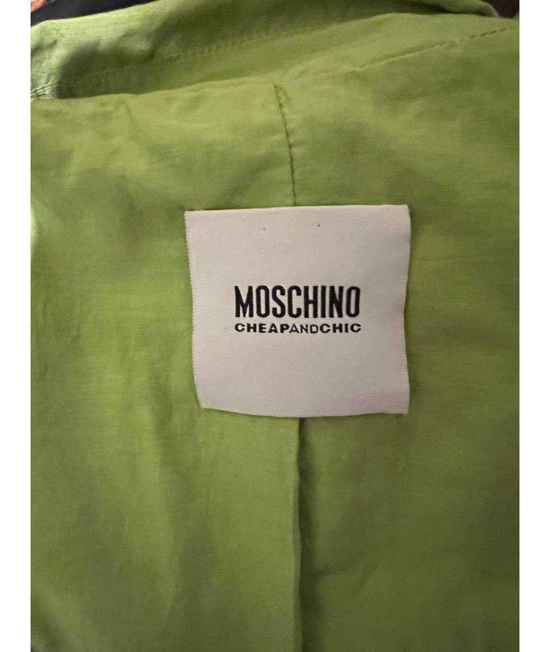 MOSCHINO Мульти хлопковый жакет/пиджак, фото 6