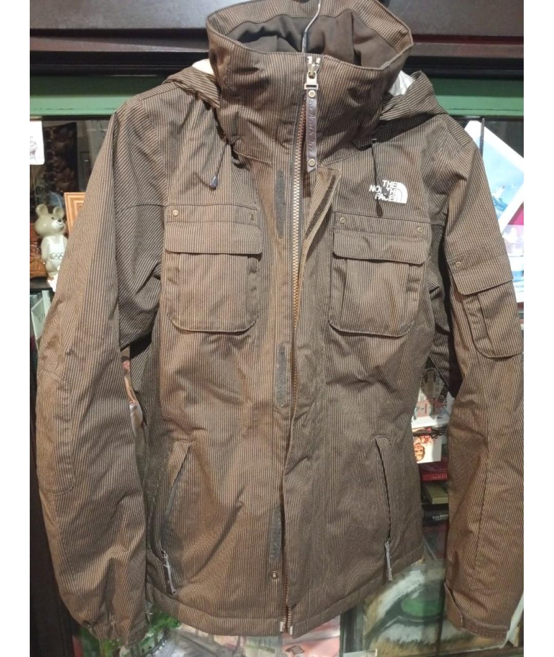 THE NORTH FACE Коричневая полиэстеровая куртка, фото 8