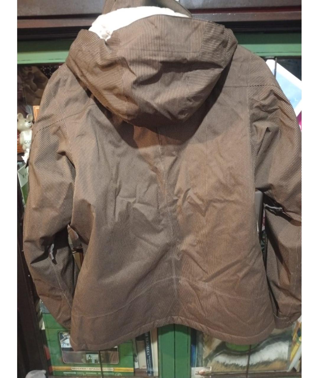 THE NORTH FACE Коричневая полиэстеровая куртка, фото 3