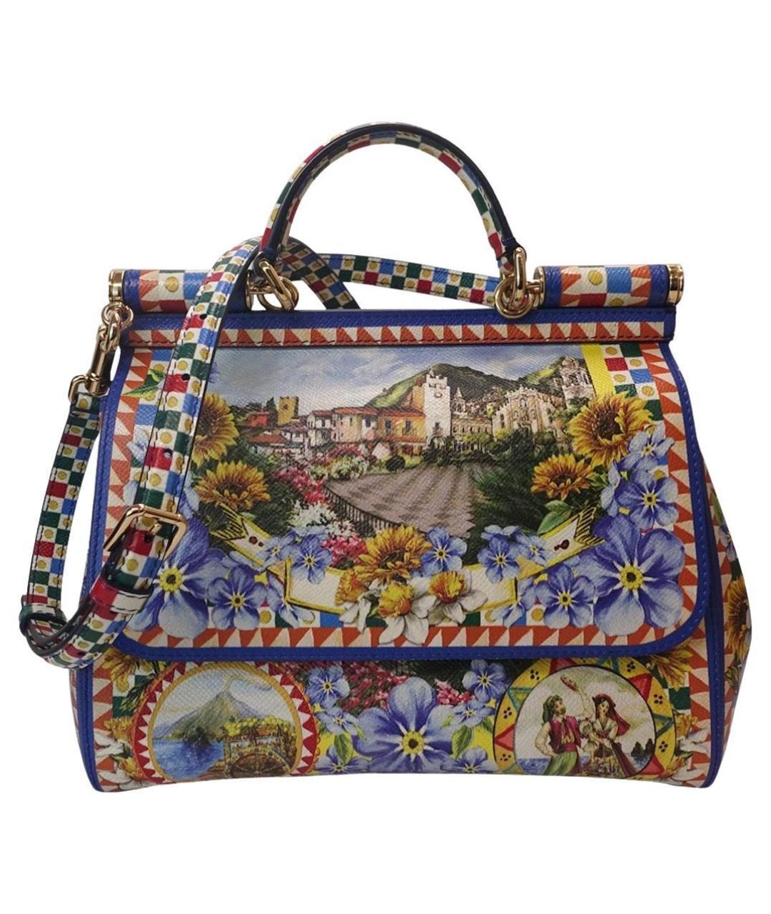 DOLCE&GABBANA Мульти кожаная сумка через плечо, фото 1