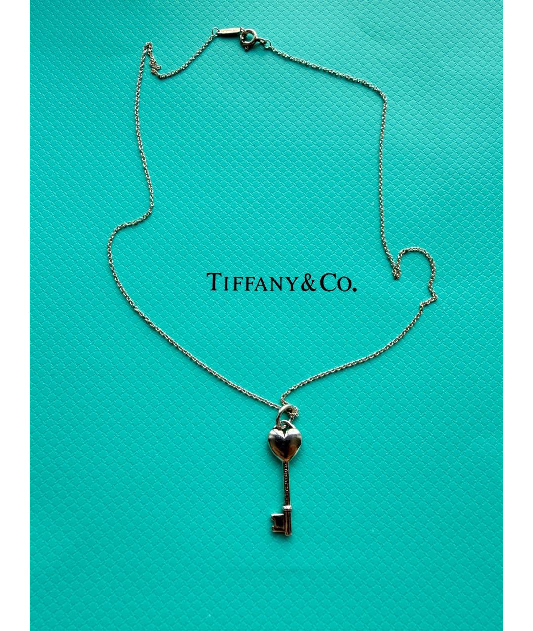 TIFFANY&CO Бирюзовая серебряная цепочка, фото 8