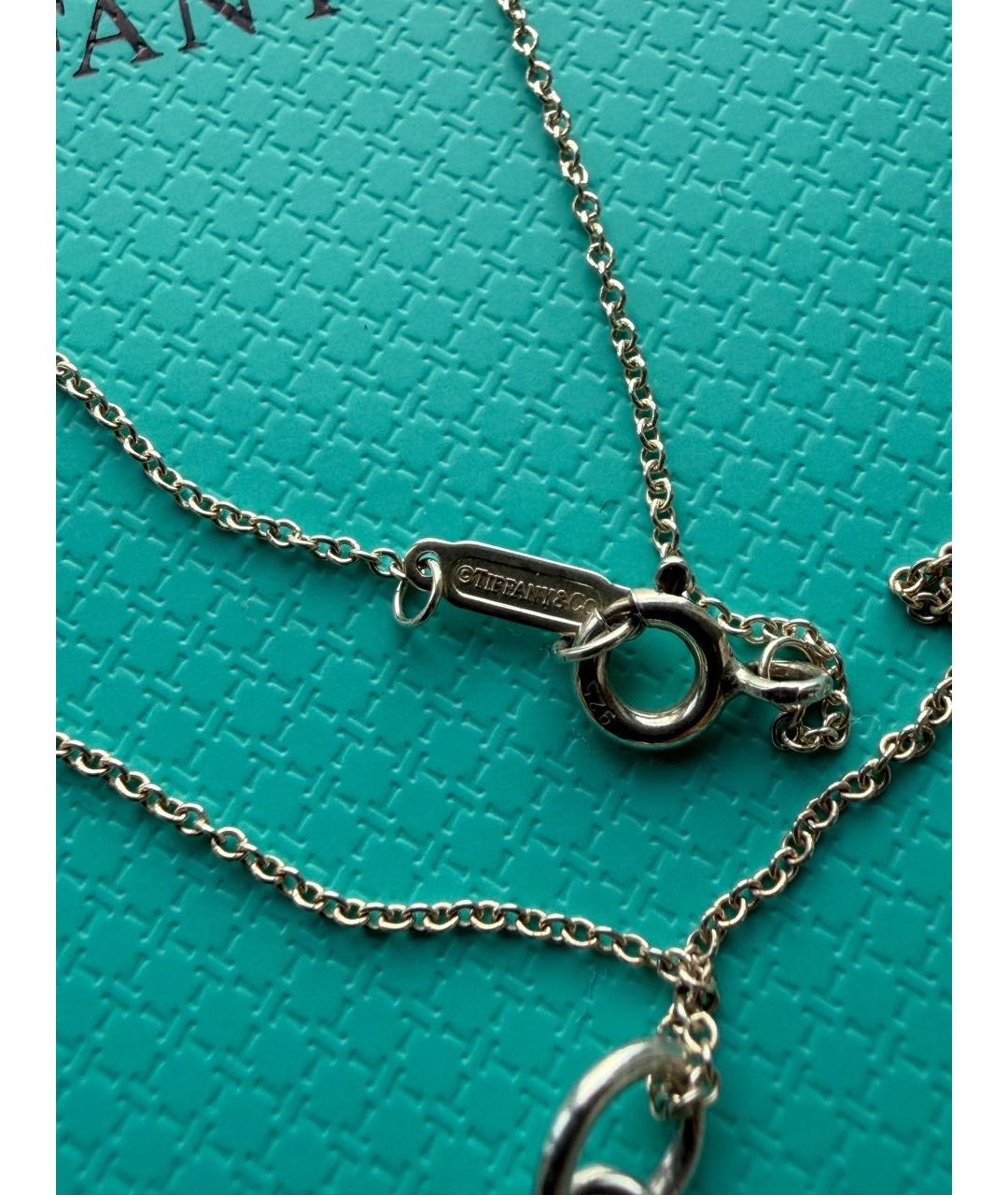 TIFFANY&CO Бирюзовая серебряная цепочка, фото 7