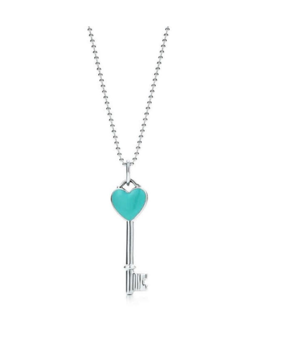 TIFFANY&CO Бирюзовая серебряная цепочка, фото 1