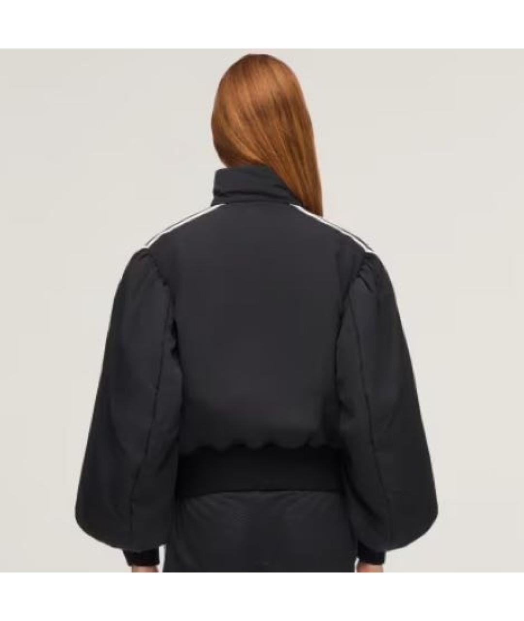 ADIDAS Черная полиэстеровая куртка, фото 7