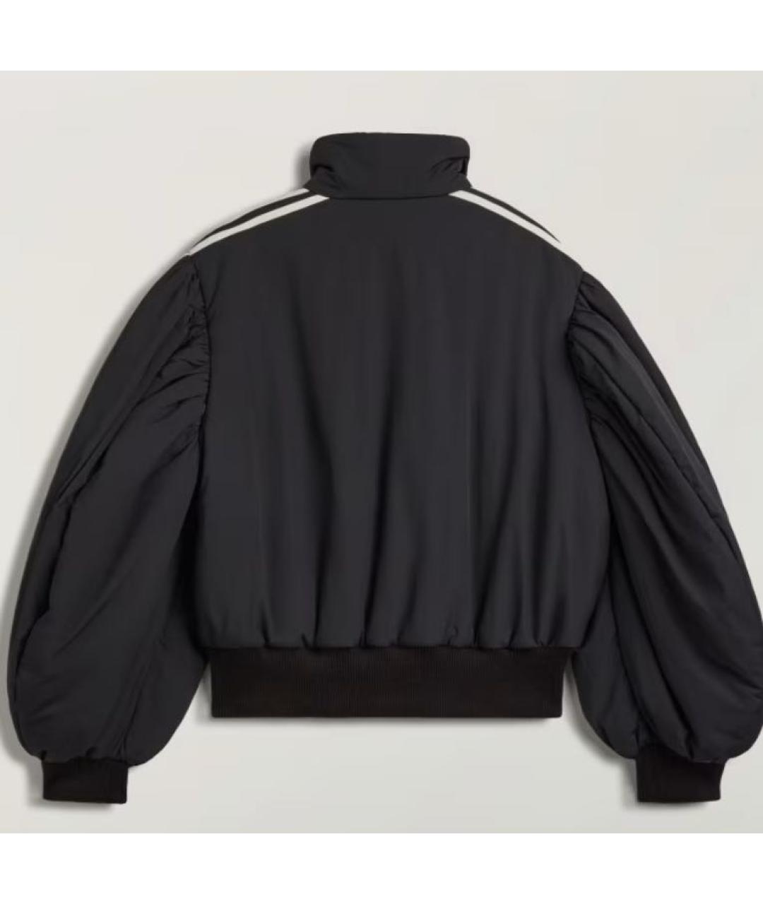 ADIDAS Черная полиэстеровая куртка, фото 2