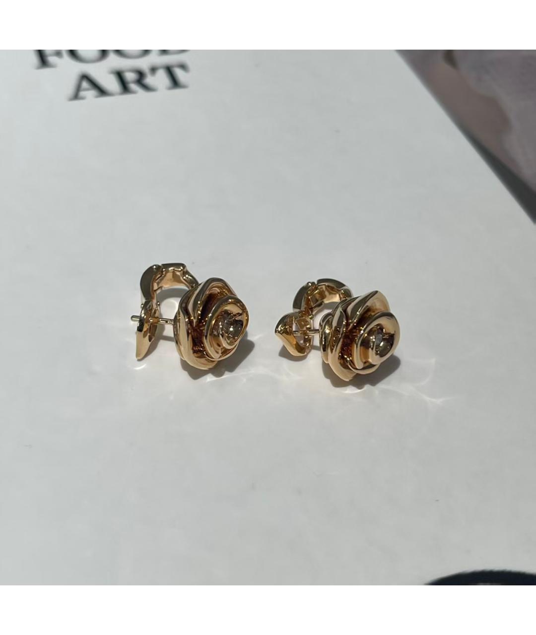 CHRISTIAN DIOR Золотые серьги, фото 4