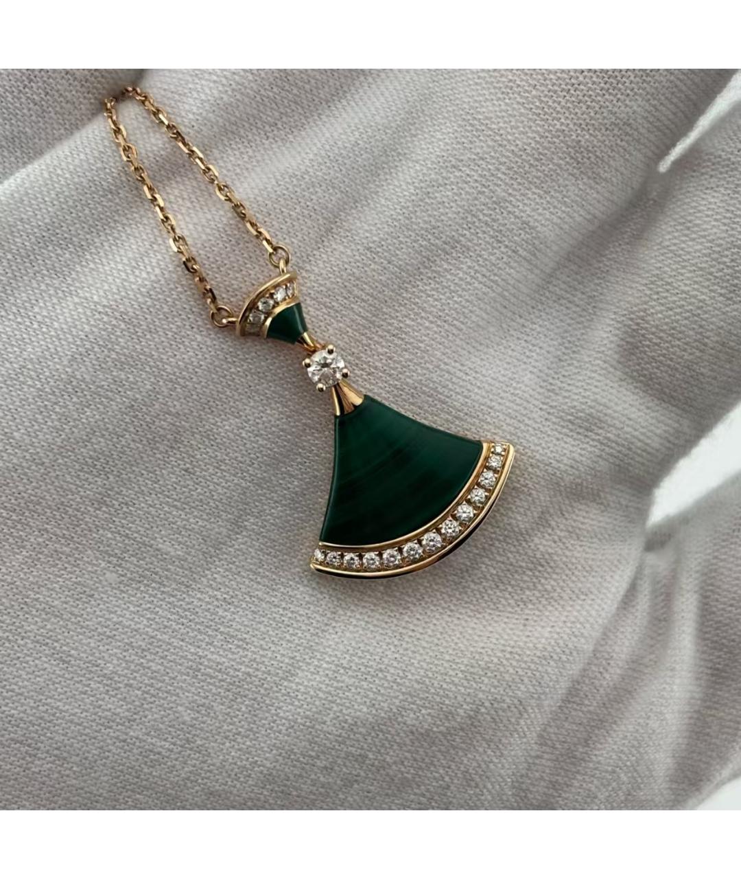 BVLGARI Зеленая подвеска, фото 5