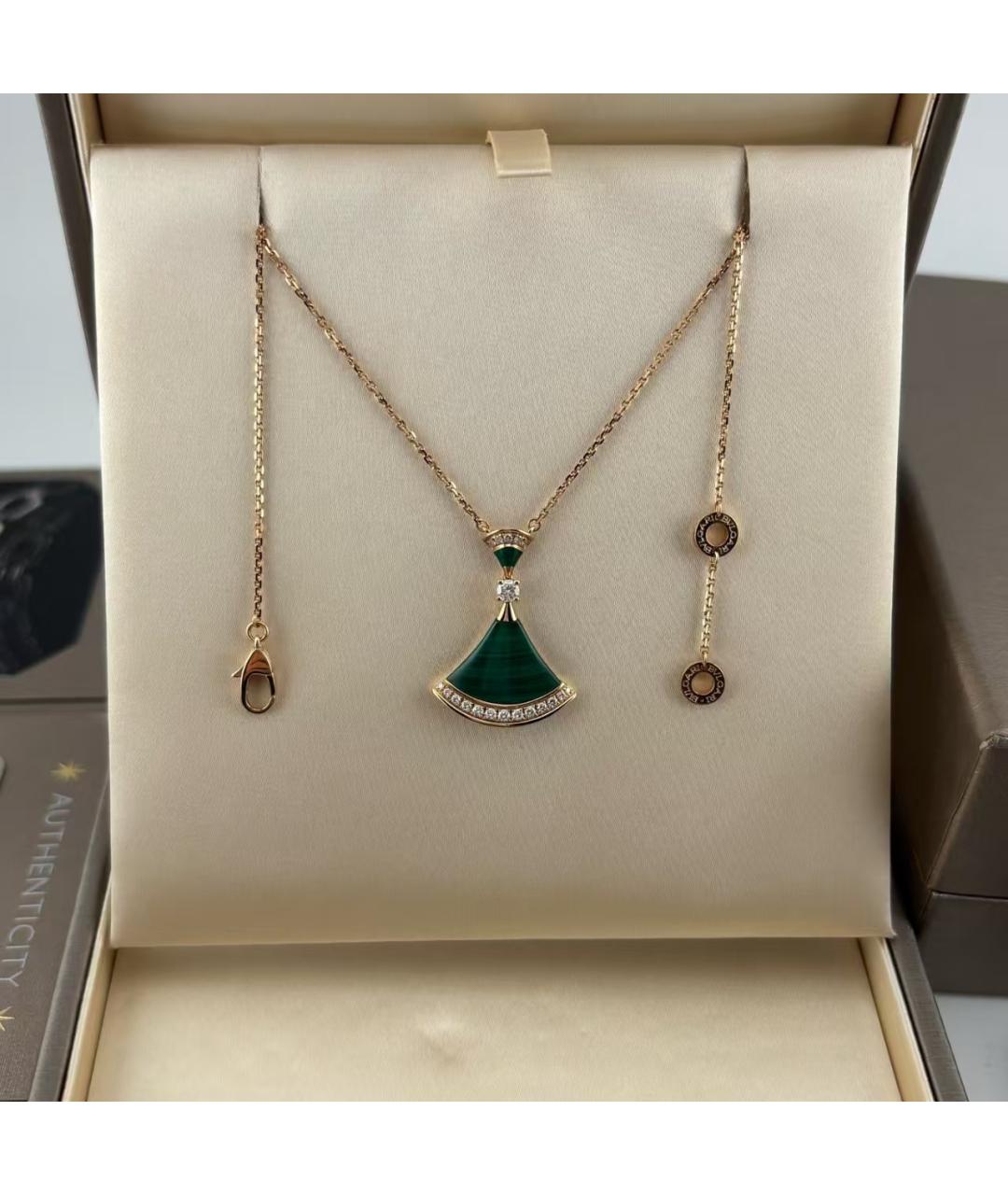 BVLGARI Зеленая подвеска, фото 2