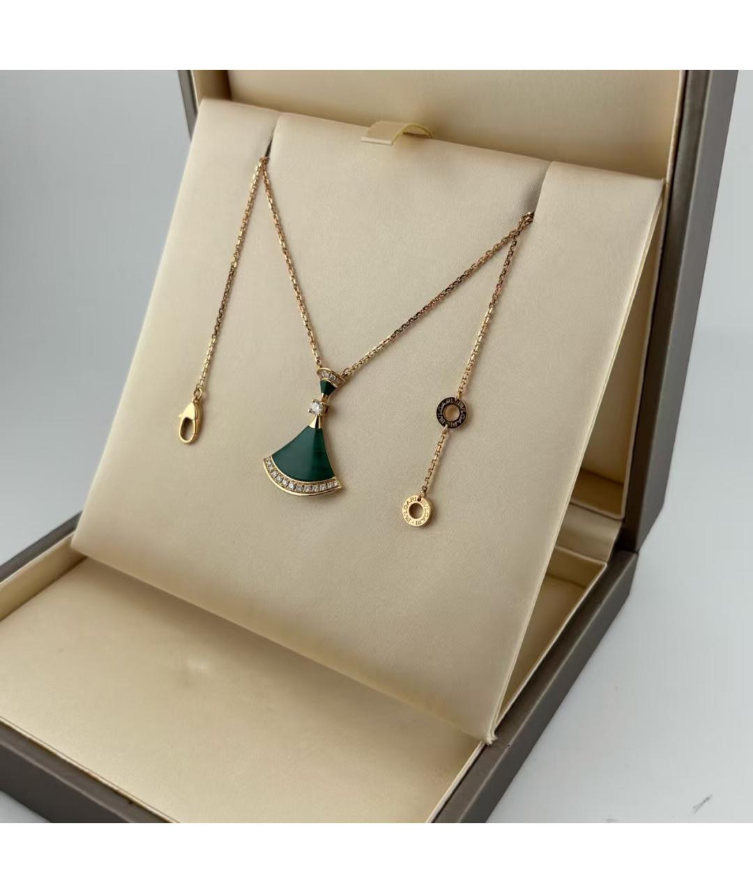 BVLGARI Зеленая подвеска, фото 3