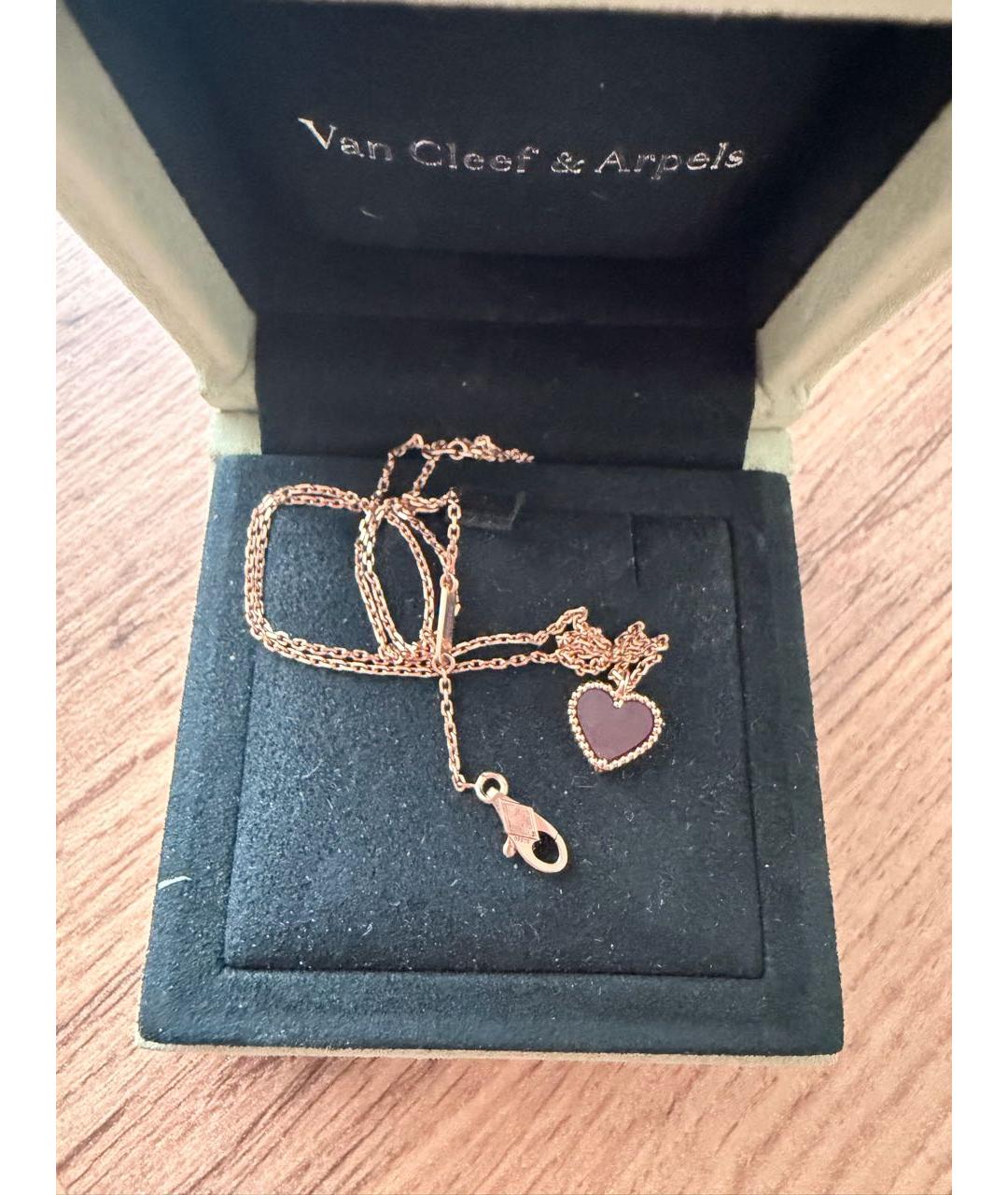 VAN CLEEF & ARPELS Красная подвеска из розового золота, фото 2