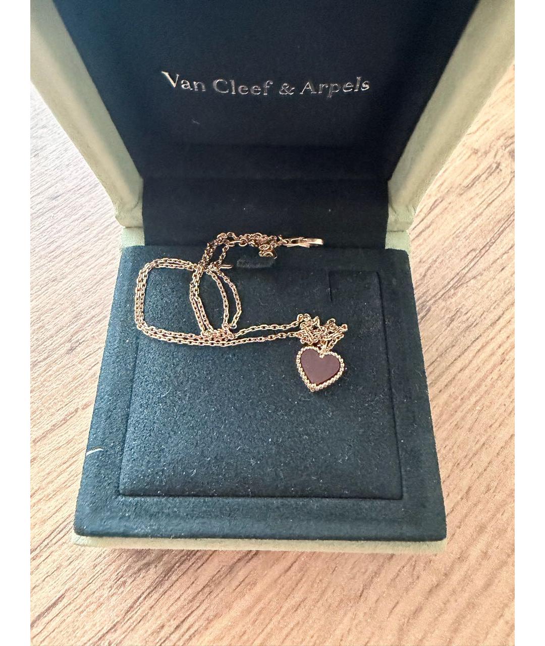 VAN CLEEF & ARPELS Красная подвеска из розового золота, фото 3
