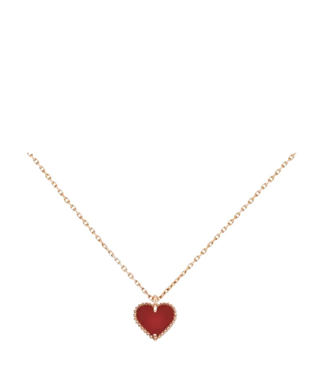 VAN CLEEF & ARPELS Красная подвеска из розового золота, фото 1
